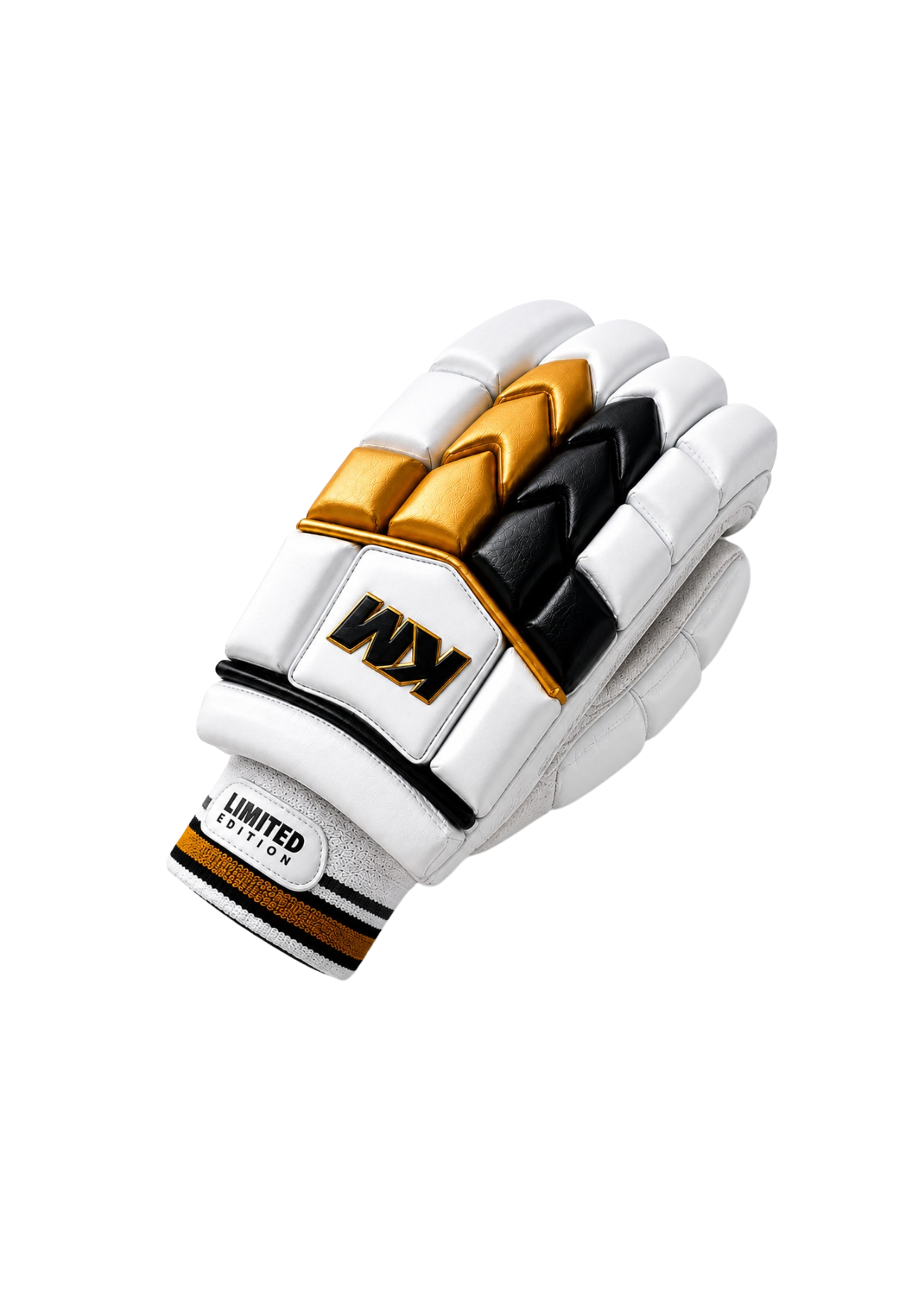 KM Elite Limited Gold Edition Batting Gloves